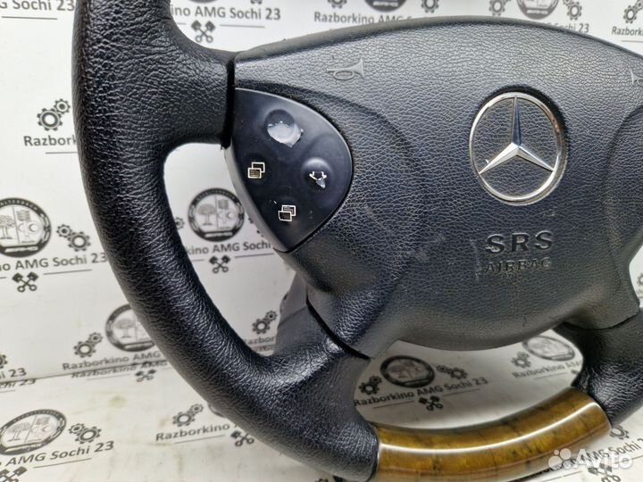 Руль дерево (рулевое колесо) Mercedes W211 W463