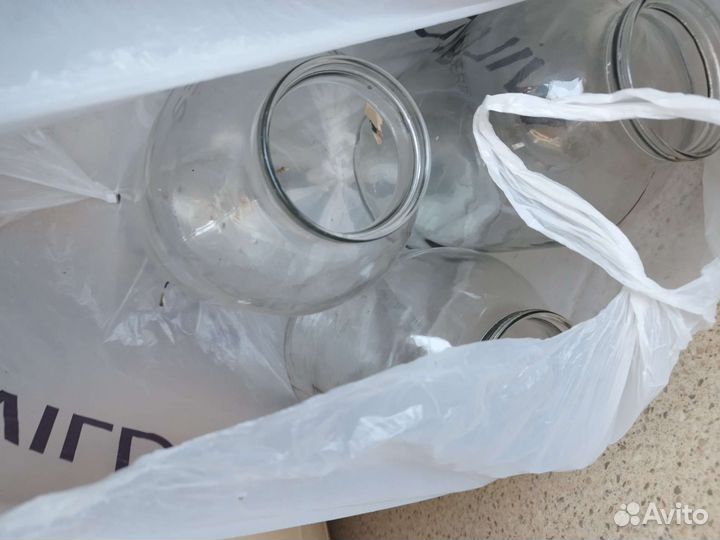 Банки стеклянные 3 литра 700 литров