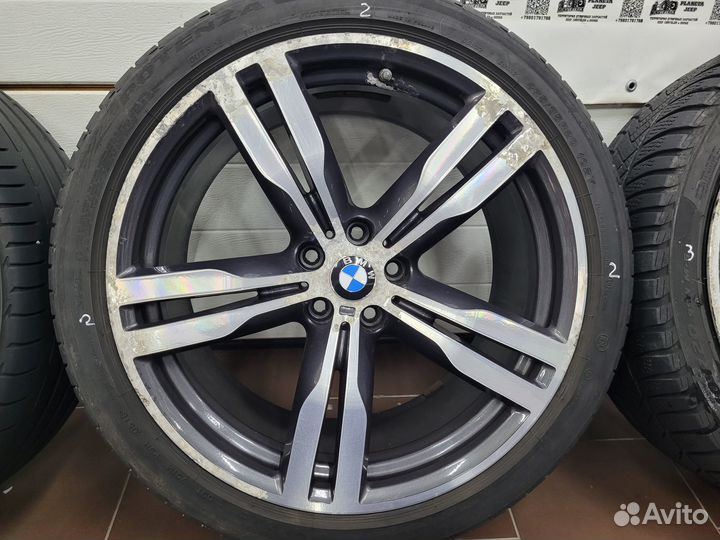 Комплект оригинальных разношироких колес BMW G12