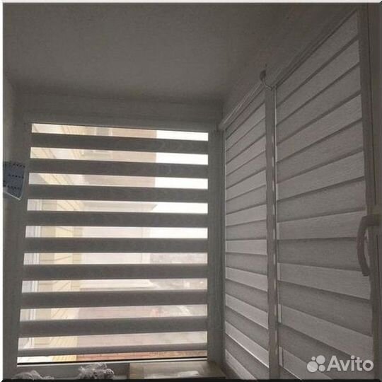 Рулонные шторы Зебра