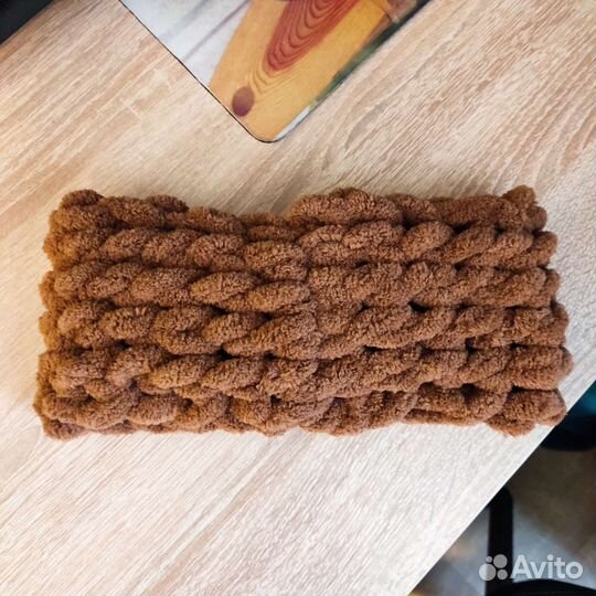 Повязка тёплая на голову