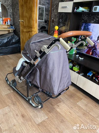 Санки коляска nika