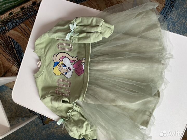 Платье для девочки 86-92