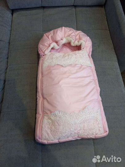 Зимний Конверт на выписку + одеяло