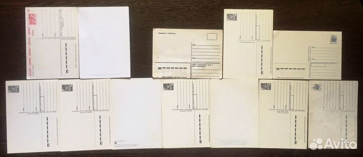 Открытки поздравительные, приглашения 1967-1995 гг