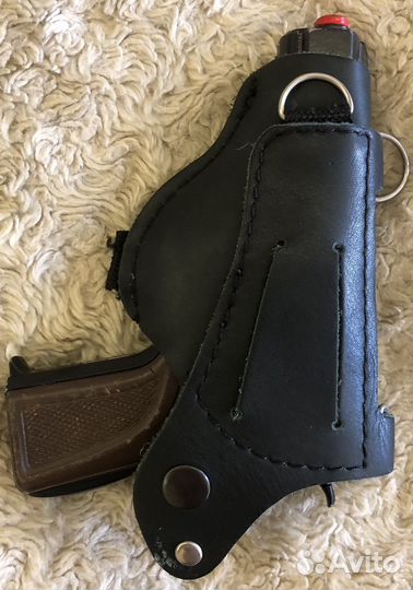 Полицейский игрушечный пистолет Gonher. С кобурой