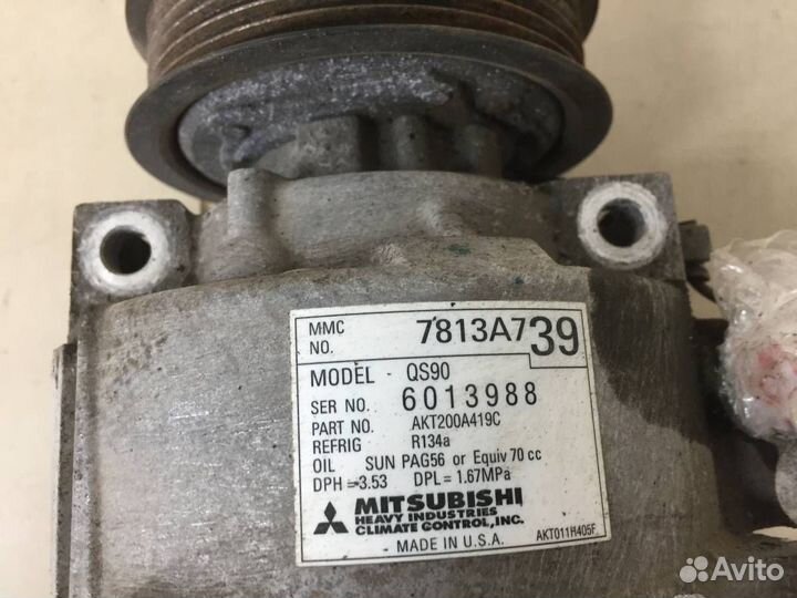 Компрессор системы кондиционирования Mitsubishi AS