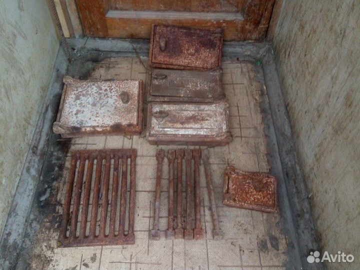 Колосники, дверцы для печей чугунные, плита