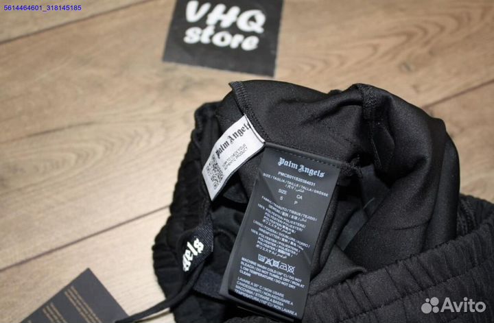 Palm Angels штаны черные (Арт.78996)