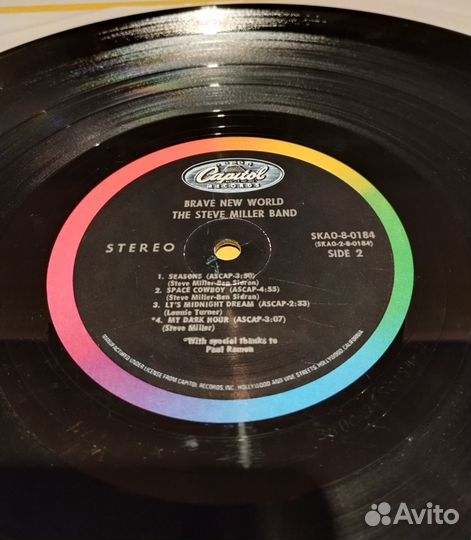 Steve Miller Band – Brave New World - US LP 1969