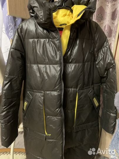 Пуховик зимний женский 48 50 бу
