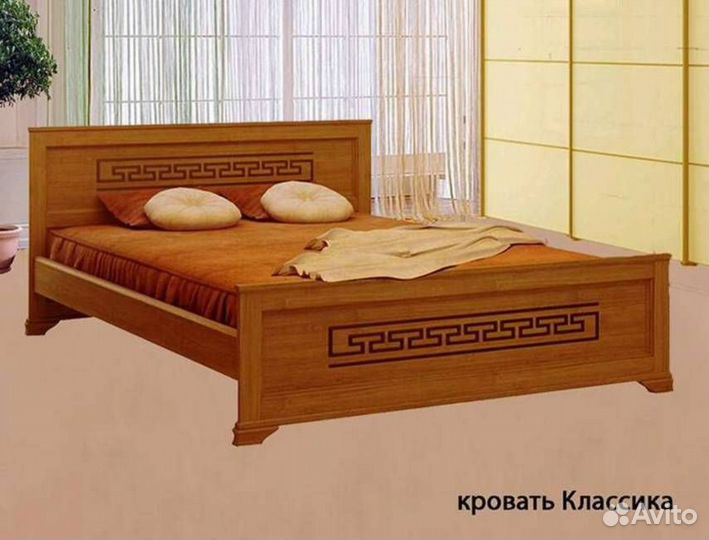 Кровати из массива дерева