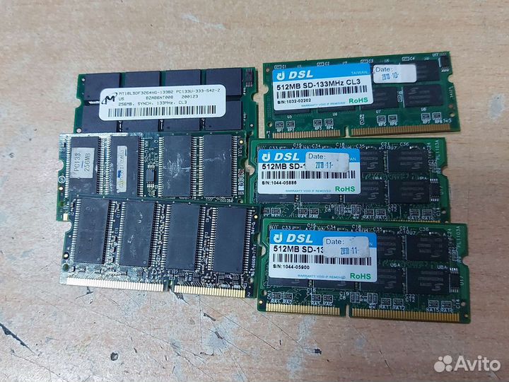 Модуль памяти So-dimm SD-RAM 256MB/512 PC133