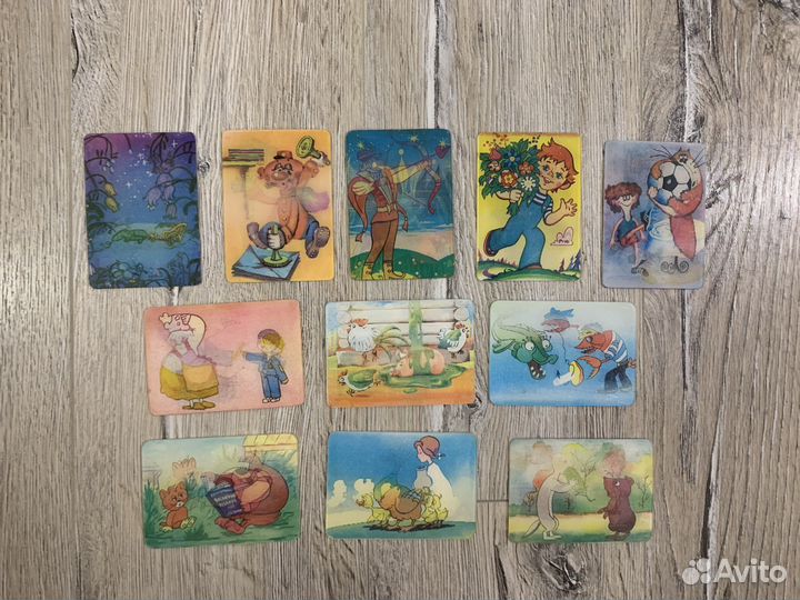 Переливающиеся календарики СССР