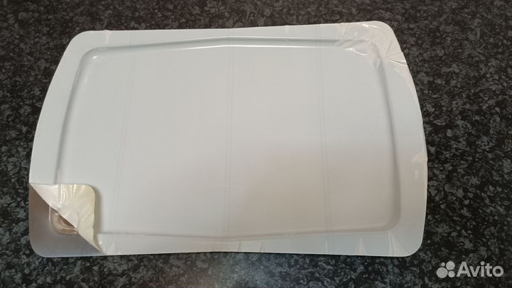 Большой новый поднос нержавейка