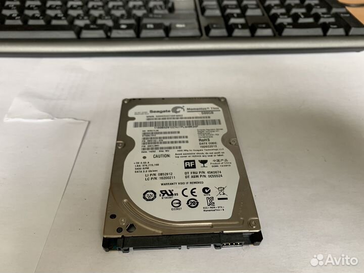 Жёсткий диск 500 GB Seagate momentum thin