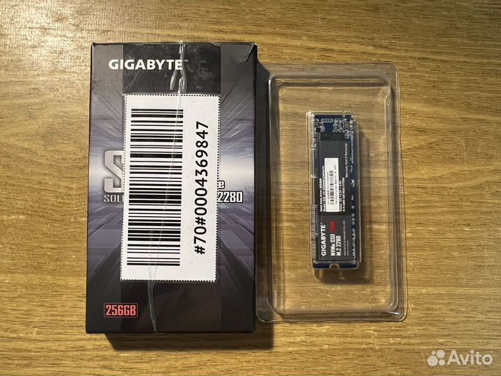 Ssd gigabyte 256gb m2