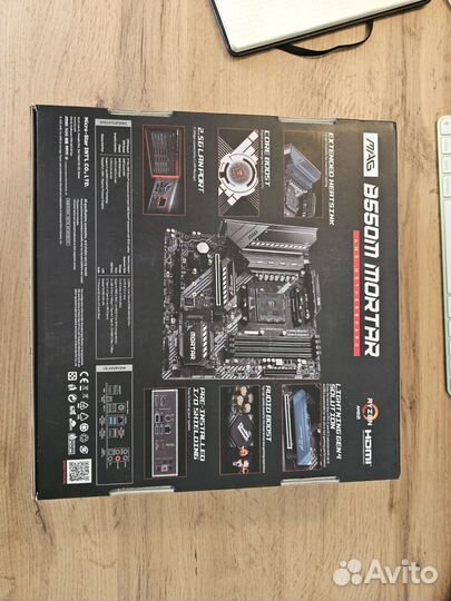 Материнская плата AM4 MSI B550M mortar mATX