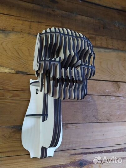 Подставка для шлема вешалка череп