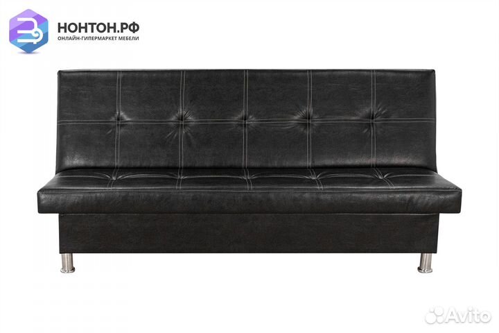 Диван клик-кляк Бомонд черный