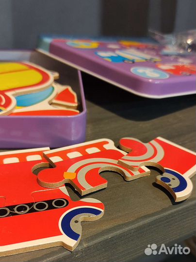 Детские развивающие пазлы новые