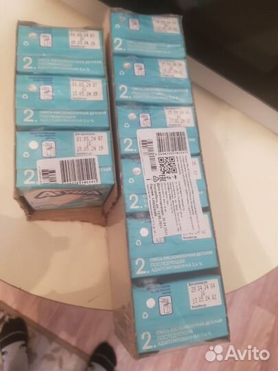 Кисломолочная смесь агуша 2