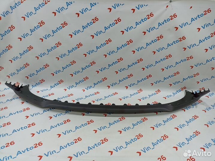 Юбка заднего бампера Hyundai Solaris 2 2017-2020