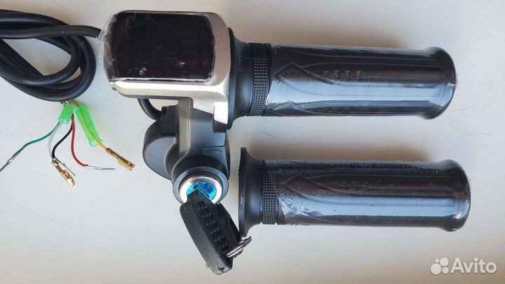 Ручка газа с ключом электровелосипед электросамока