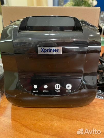 Темопринтер Xprinter XP-365B для этикеток новый