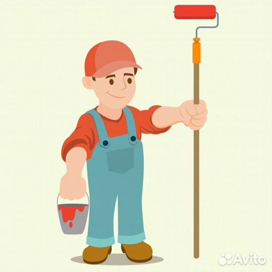 Малярные работы (выполнение ремонта в парадных)