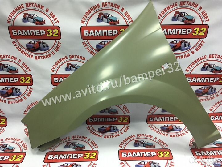 Крыло Логан Ларгус левое неокрашенное