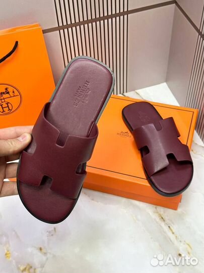 Шлепки Сланцы Hermes женские Размер 36-40