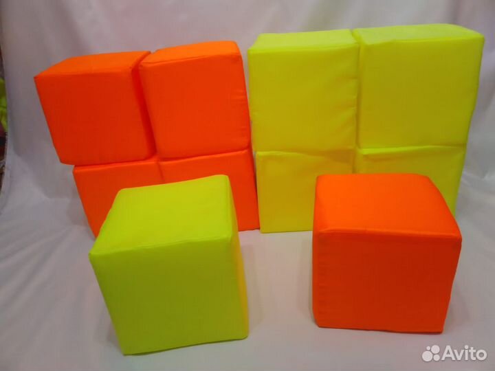 Кубики неоновые