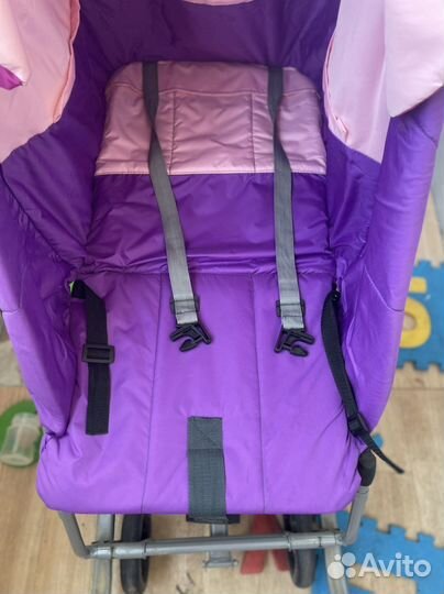 Санки-коляска с колесами