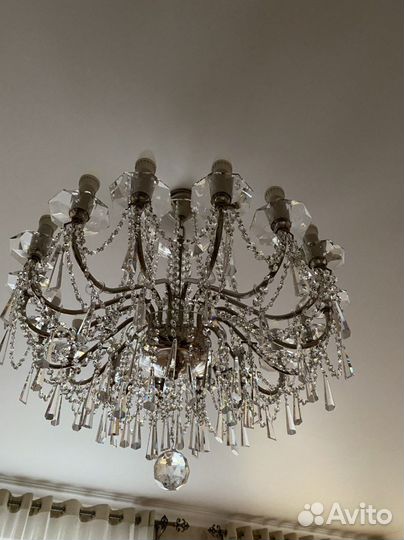 Люстра хрустальная чехия