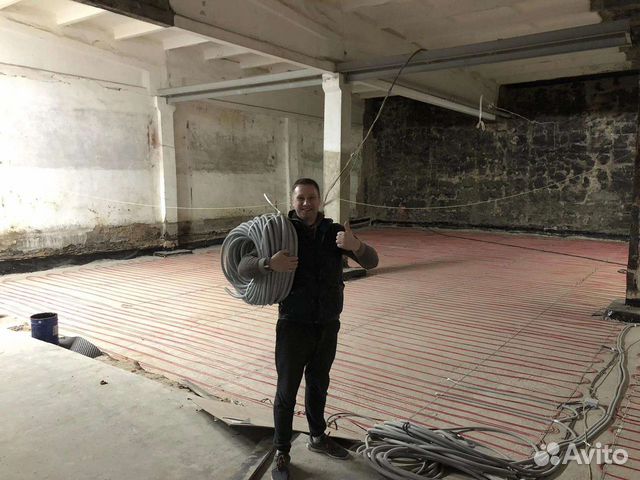 Монтаж теплых полов и систем снеготаяния, терморег