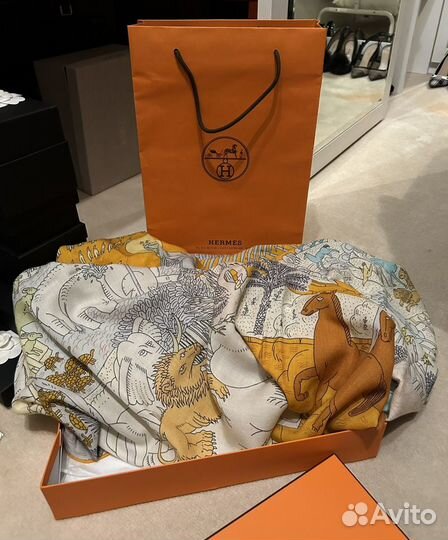 Кашемировый платок Hermes