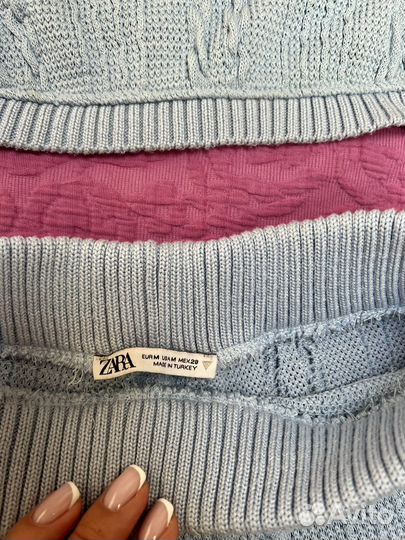 Костюм Zara вязаный S пляжный