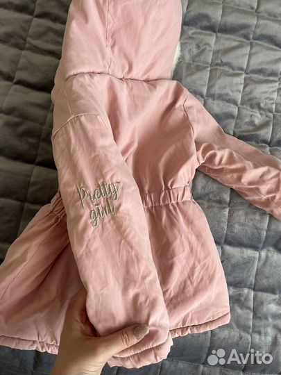 Парка для девочки 80-86 размер