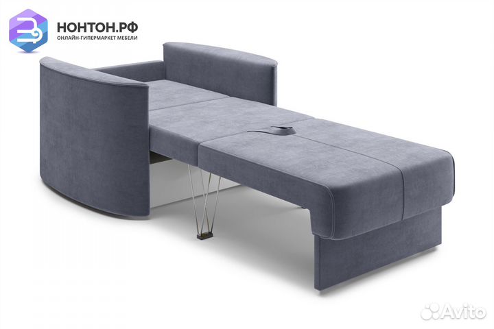 Кресло еврокнижка Колибри темно-серое