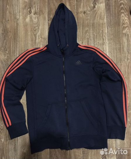 Зип худи adidas essentials малина