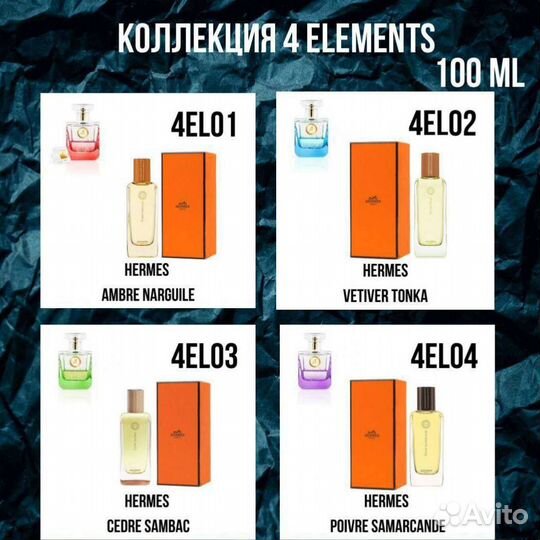 Духи для поклонников аромата Hermes унисекс