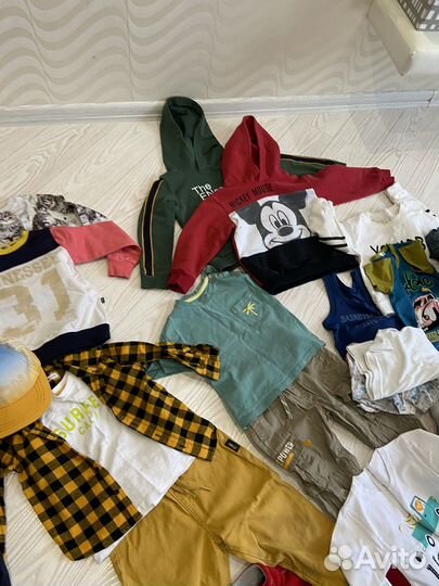 Вещи пакетом на мальчика 104