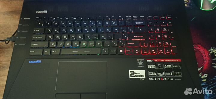 Ноутбук MSI GT72 2QE