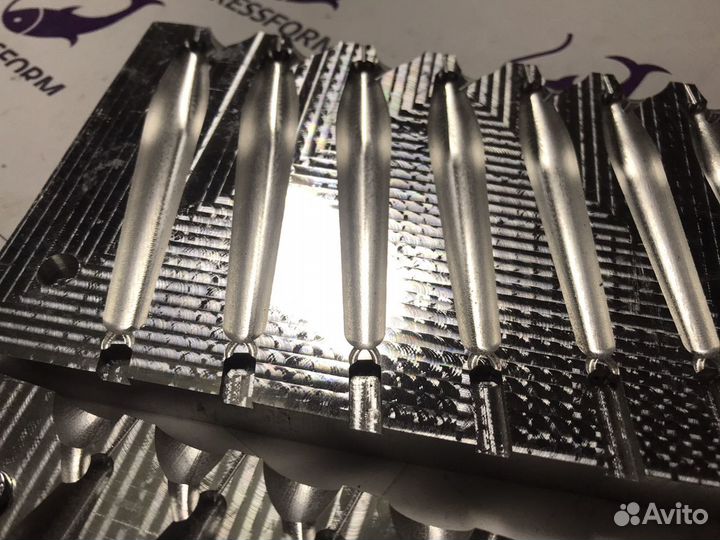 Форма чпу для литья грузил (Торпеда №1)