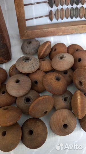 Деревянные счёты СССР 2шт