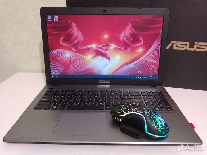 Мощный игровой Asus с 8 гб, 2 видеокарты, 500 гб