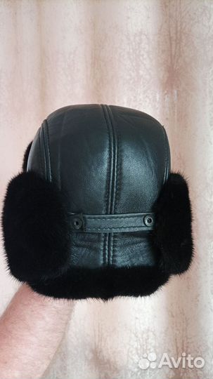 Норковая шапка мужская