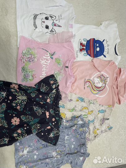 Детские вещи пакетом на девочку 80 86 92
