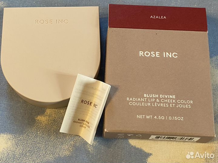 Rose Inc оригинал кремовые румяна Azalea